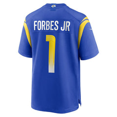 Nike Emmanuel Forbes Jr. Los Angeles Rams Team Game Jersey Royal