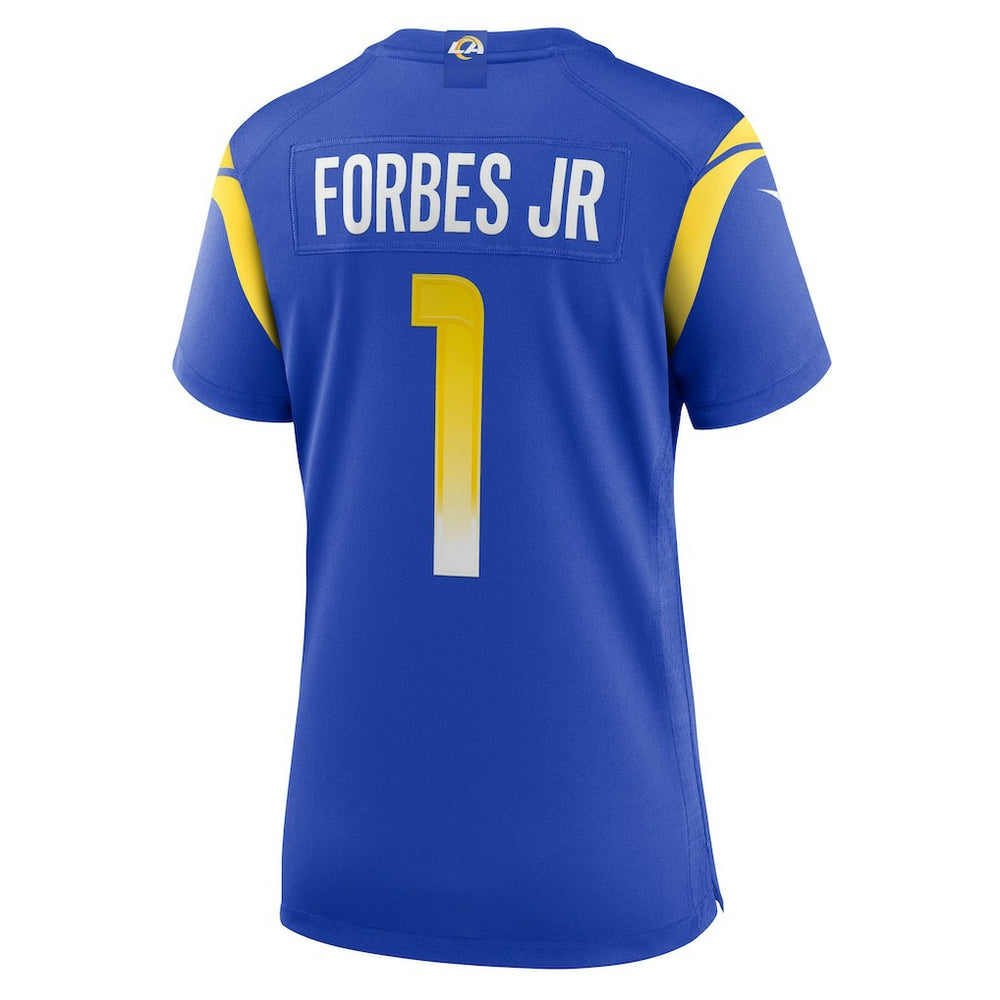 Nike Emmanuel Forbes Jr. Los Angeles Rams Women's Team Game Jersey Royal