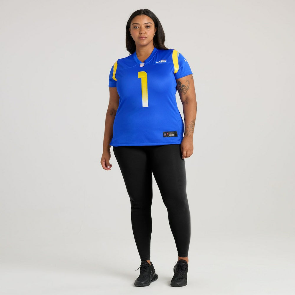 Nike Emmanuel Forbes Jr. Los Angeles Rams Women's Team Game Jersey Royal