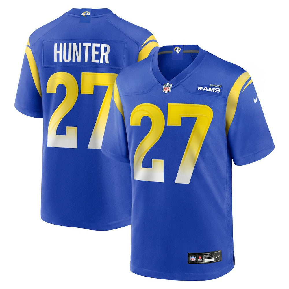 Nike Jarquez Hunter Los Angeles Rams Team Game Jersey Royal