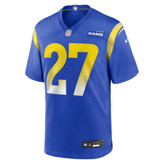 Nike Jarquez Hunter Los Angeles Rams Team Game Jersey Royal