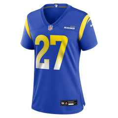 Nike Jarquez Hunter Los Angeles Rams Women's Team Game Jersey Royal