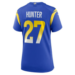 Nike Jarquez Hunter Los Angeles Rams Women's Team Game Jersey Royal