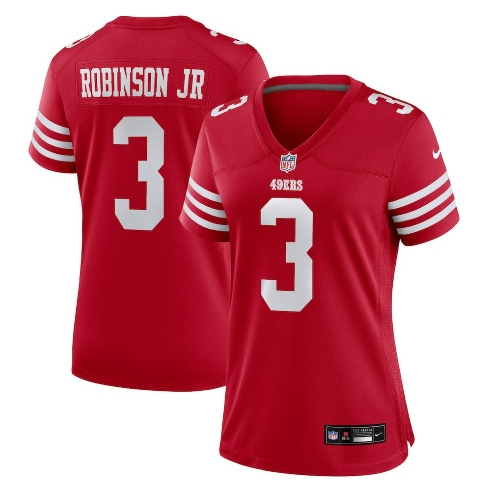 Nike Brian Robinson Jr. San Francisco 49ers Women's Team Game Jersey Scarlet
