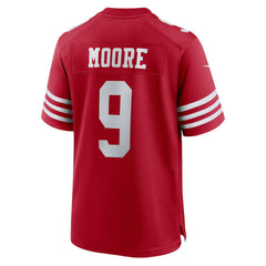 Nike Skyy Moore San Francisco 49ers Team Game Jersey Scarlet