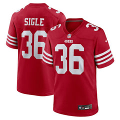 Nike Marques Sigle San Francisco 49ers Team Game Jersey Scarlet