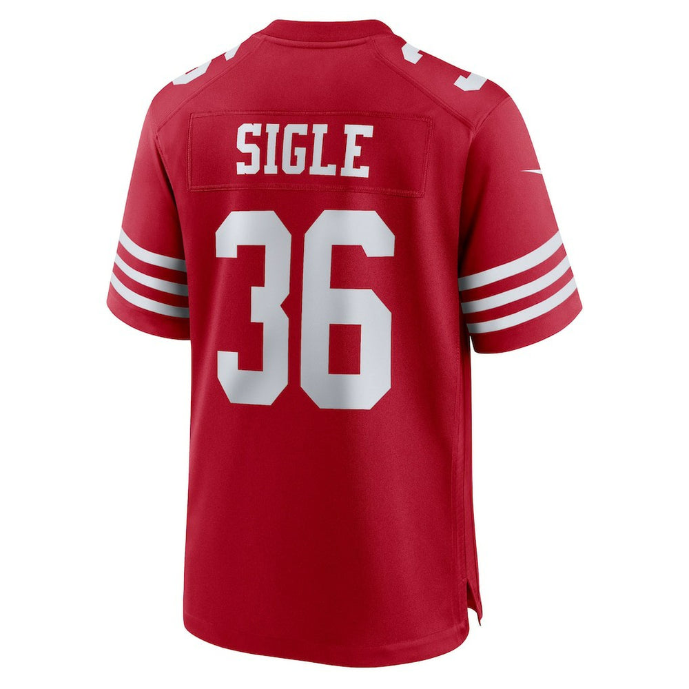 Nike Marques Sigle San Francisco 49ers Team Game Jersey Scarlet