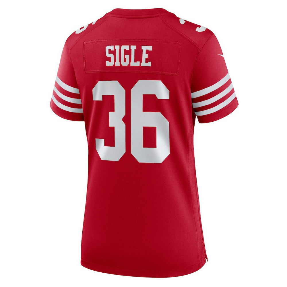 Nike Marques Sigle San Francisco 49ers Women's Team Game Jersey Scarlet