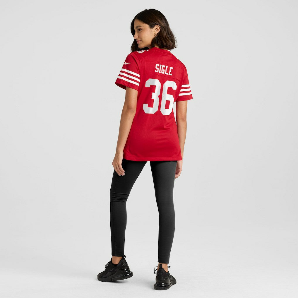 Nike Marques Sigle San Francisco 49ers Women's Team Game Jersey Scarlet