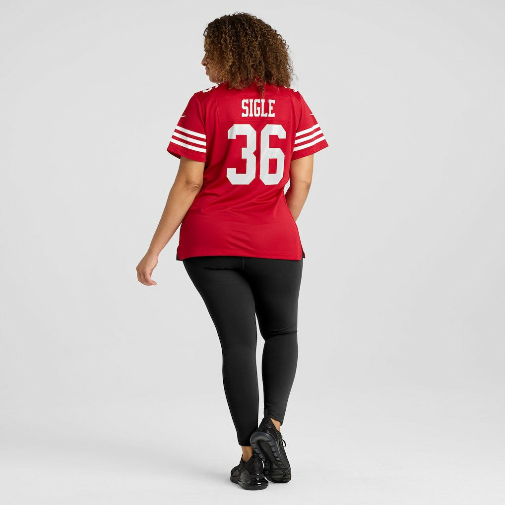 Nike Marques Sigle San Francisco 49ers Women's Team Game Jersey Scarlet