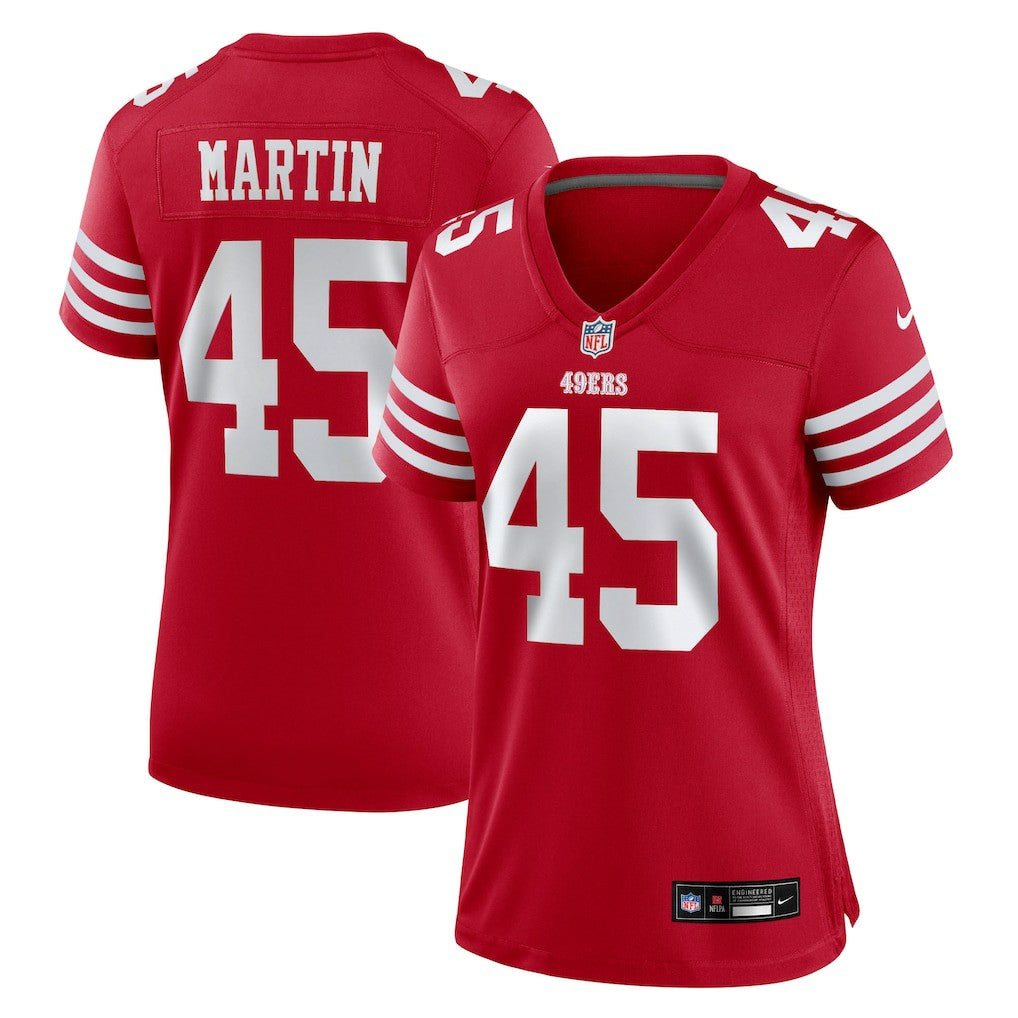 Nike Nick Martin San Francisco 49ers Women's Team Game Jersey Scarlet