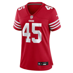 Nike Nick Martin San Francisco 49ers Women's Team Game Jersey Scarlet