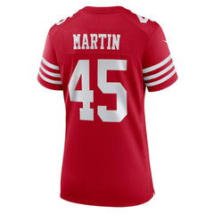 Nike Nick Martin San Francisco 49ers Women's Team Game Jersey Scarlet