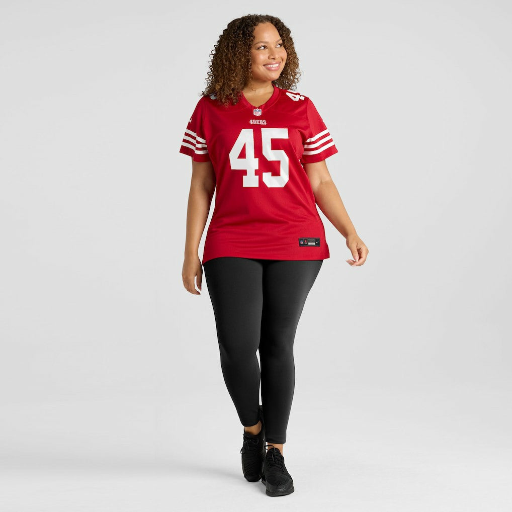 Nike Nick Martin San Francisco 49ers Women's Team Game Jersey Scarlet
