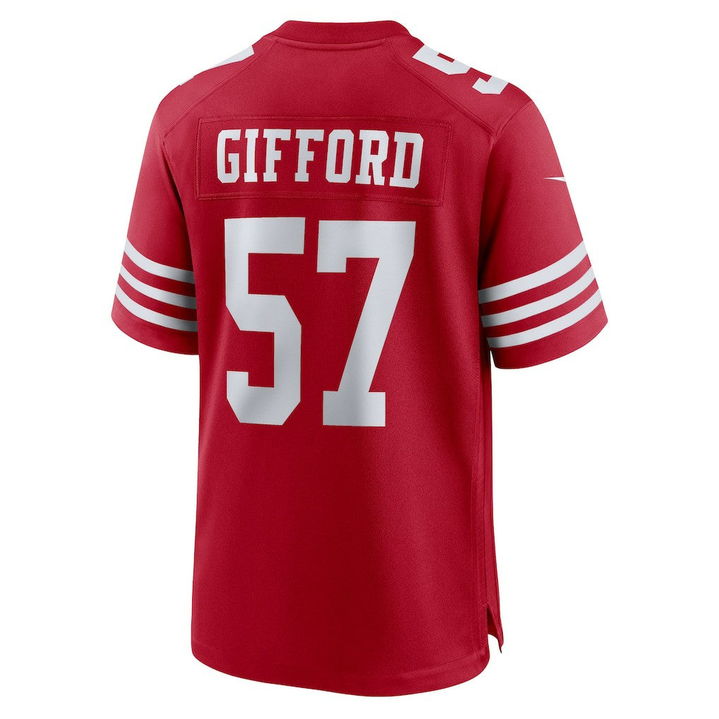 Nike Luke Gifford San Francisco 49ers Team Game Jersey Scarlet