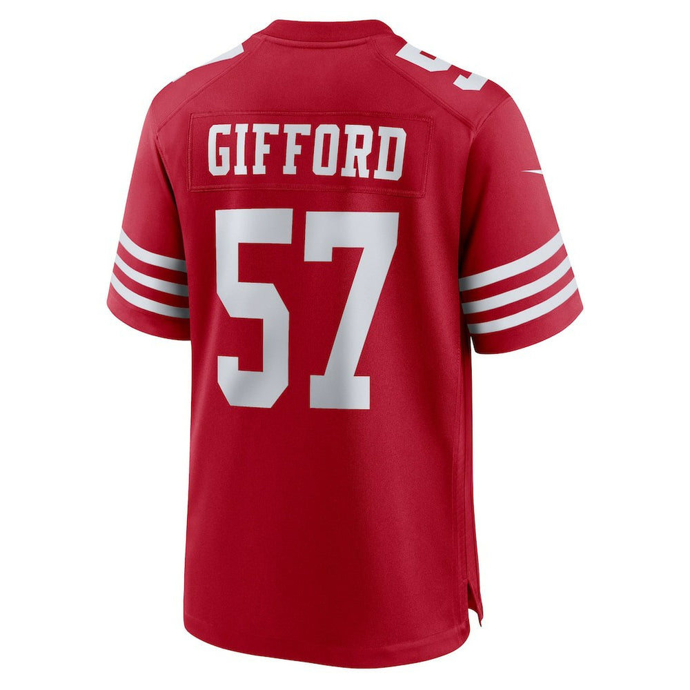 Nike Luke Gifford San Francisco 49ers Team Game Jersey Scarlet