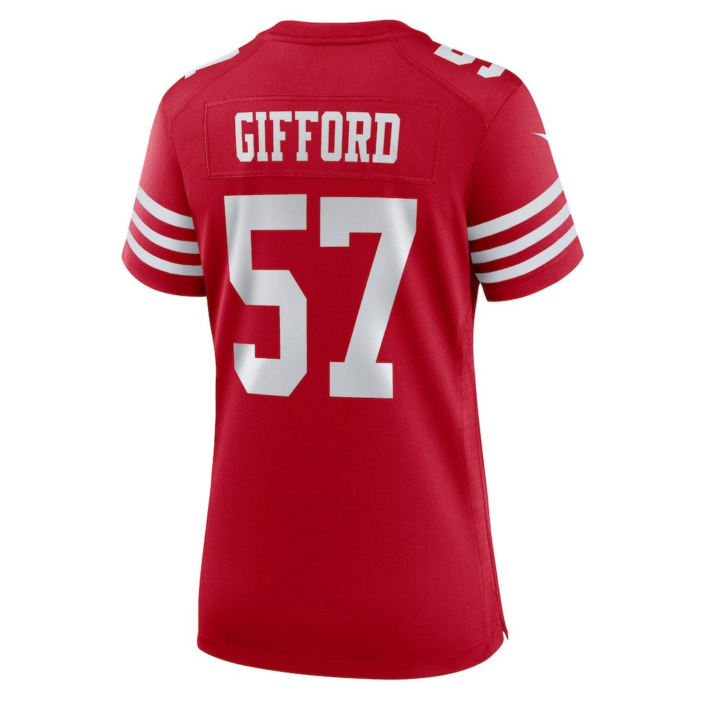 Nike Luke Gifford San Francisco 49ers Women's Team Game Jersey Scarlet