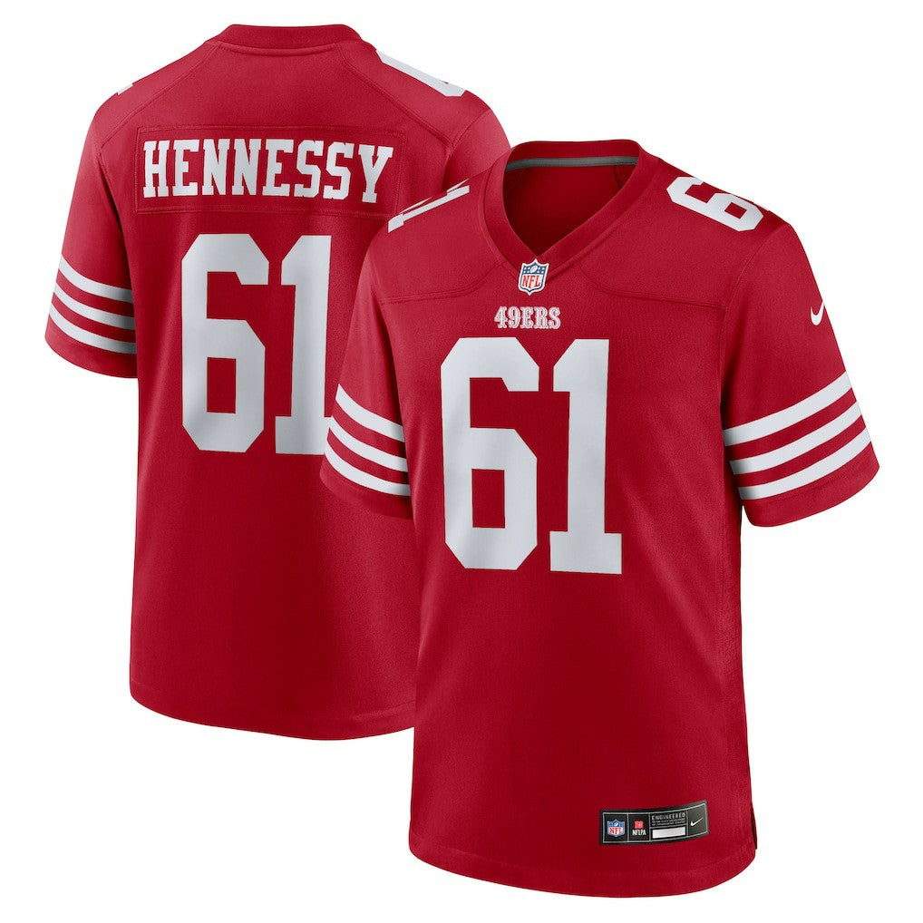 Nike Matt Hennessy San Francisco 49ers Team Game Jersey Scarlet