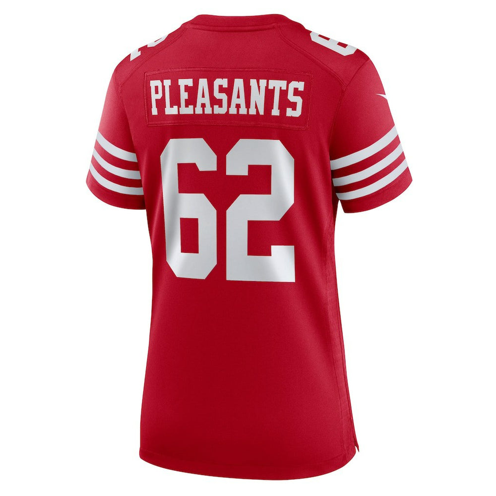Nike Austen Pleasants San Francisco 49ers Women's Team Game Jersey Scarlet