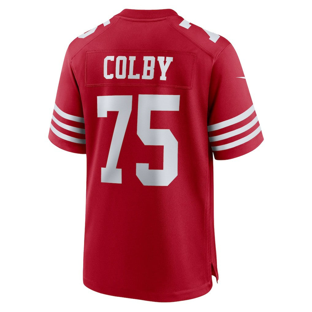 Nike Connor Colby San Francisco 49ers Team Game Jersey Scarlet