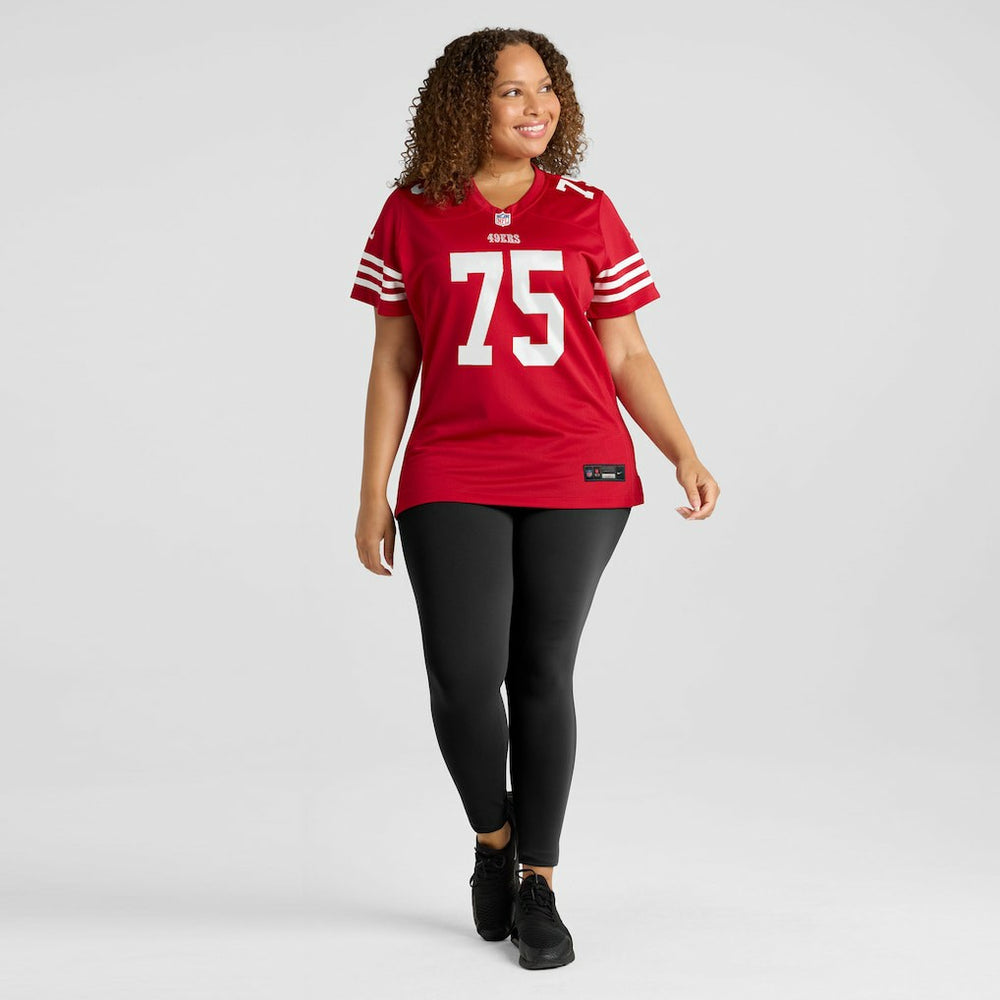 Nike Connor Colby San Francisco 49ers Women's Team Game Jersey Scarlet