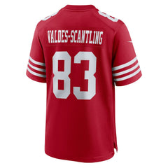 Nike Marquez Valdes-Scantling San Francisco 49ers Team Game Jersey Scarlet