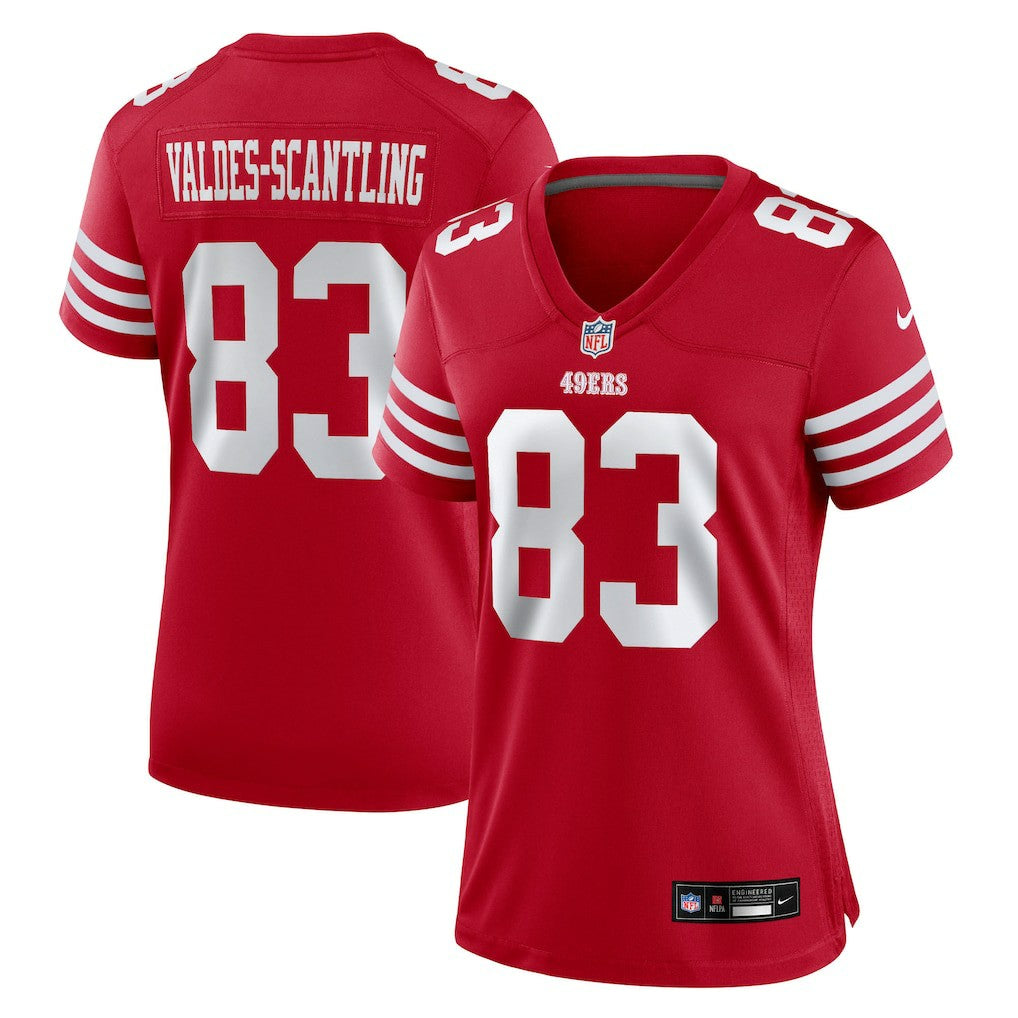 Nike Marquez Valdes-Scantling San Francisco 49ers Women's Team Game Jersey Scarlet