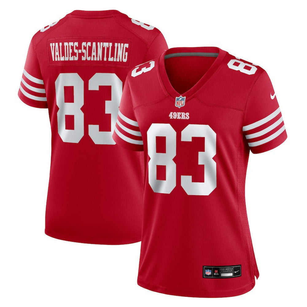 Nike Marquez Valdes-Scantling San Francisco 49ers Women's Team Game Jersey Scarlet