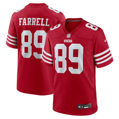 Nike Luke Farrell San Francisco 49ers Team Game Jersey Scarlet