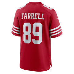 Nike Luke Farrell San Francisco 49ers Team Game Jersey Scarlet