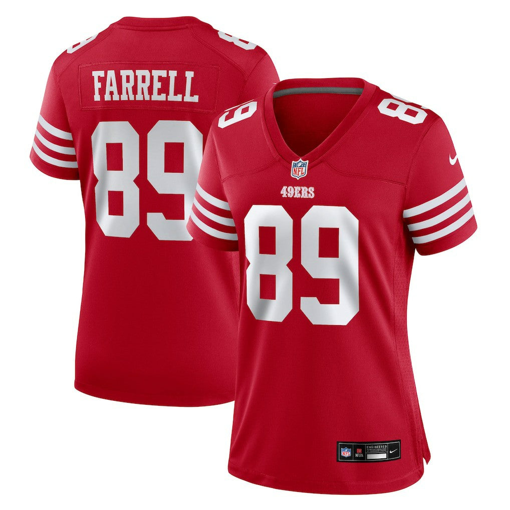 Nike Luke Farrell San Francisco 49ers Women's Team Game Jersey Scarlet