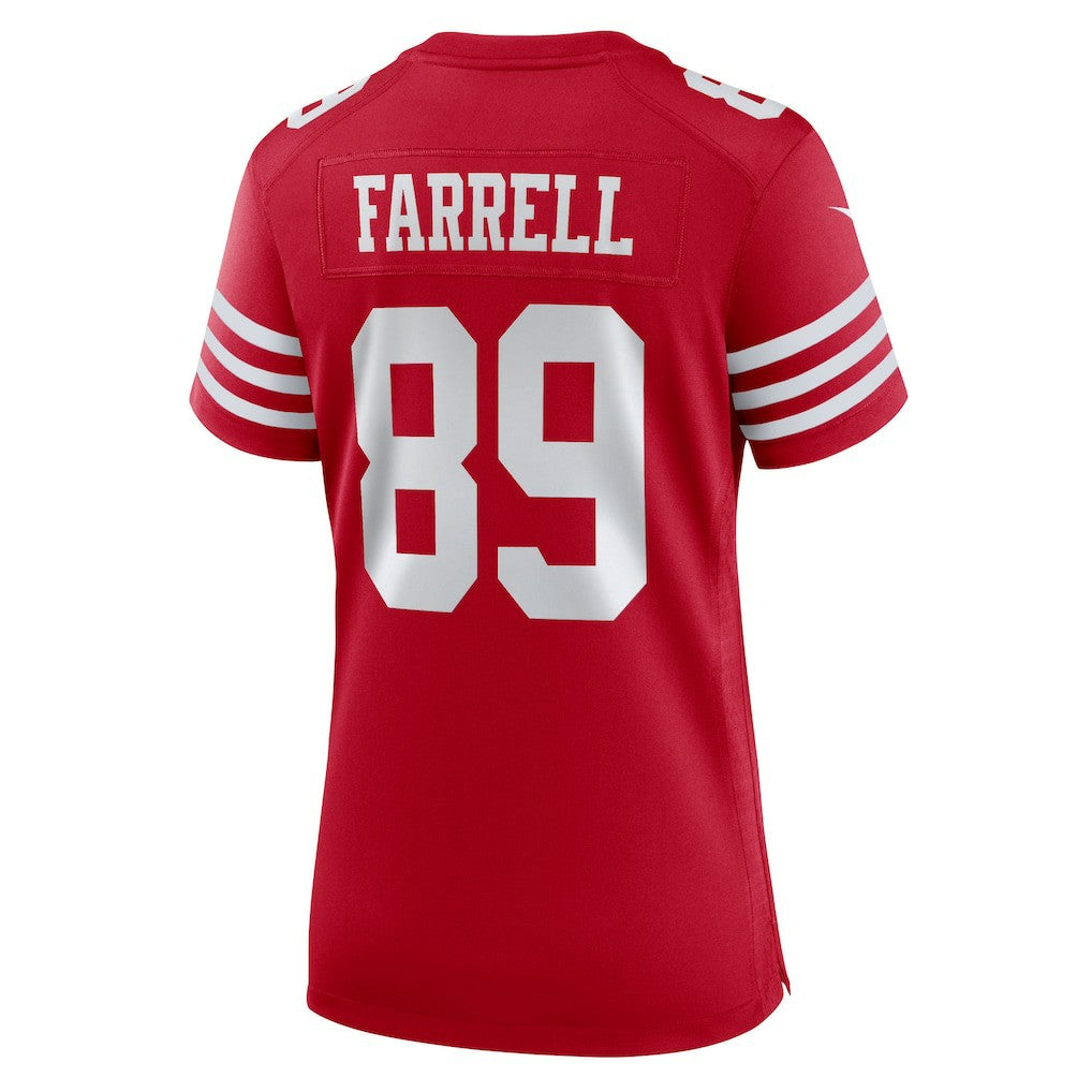 Nike Luke Farrell San Francisco 49ers Women's Team Game Jersey Scarlet