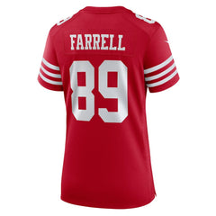 Nike Luke Farrell San Francisco 49ers Women's Team Game Jersey Scarlet