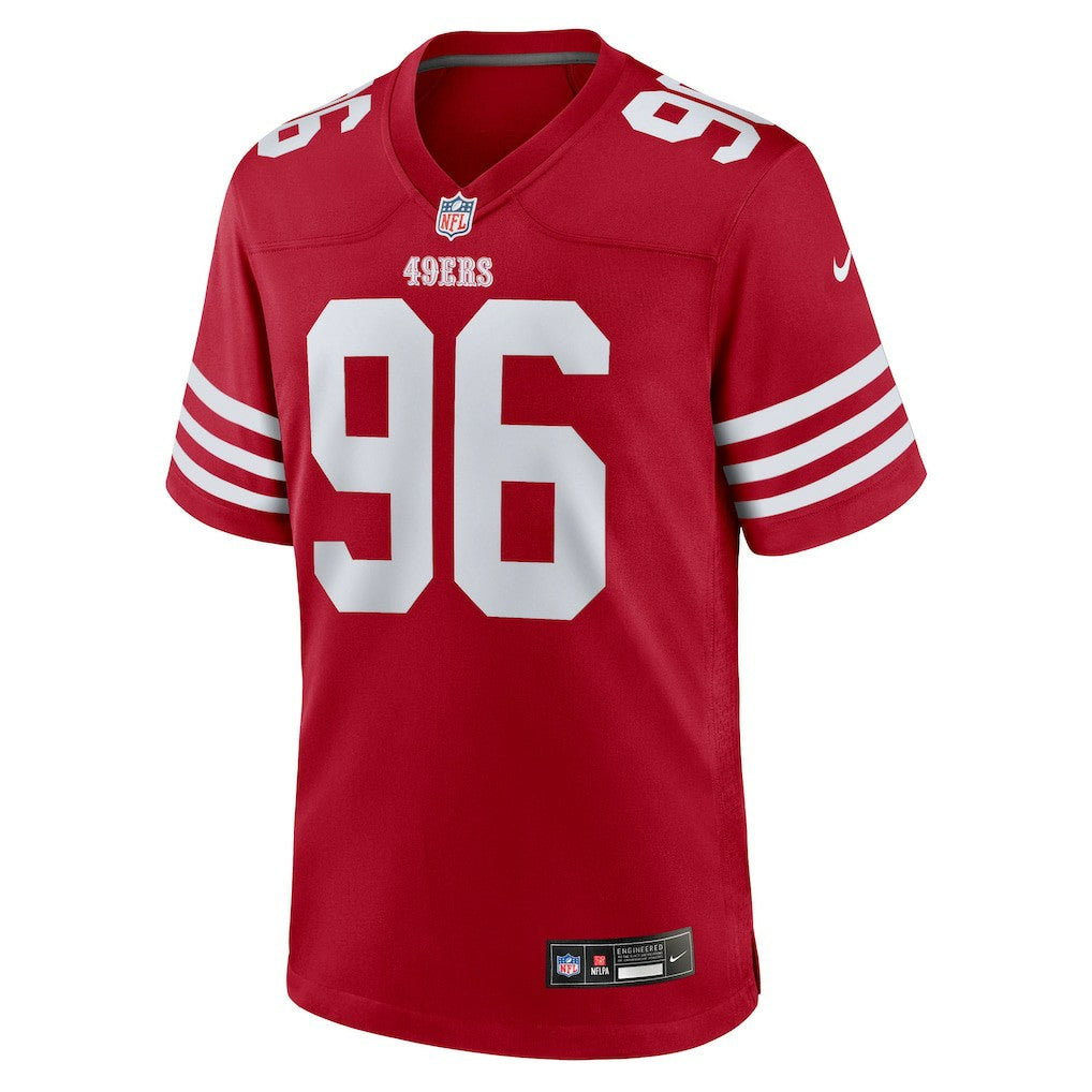 Nike Jordan Jefferson San Francisco 49ers Team Game Jersey Scarlet