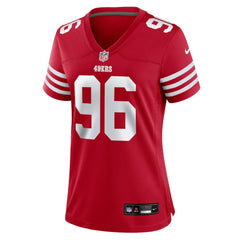Nike Jordan Jefferson San Francisco 49ers Women's Team Game Jersey Scarlet