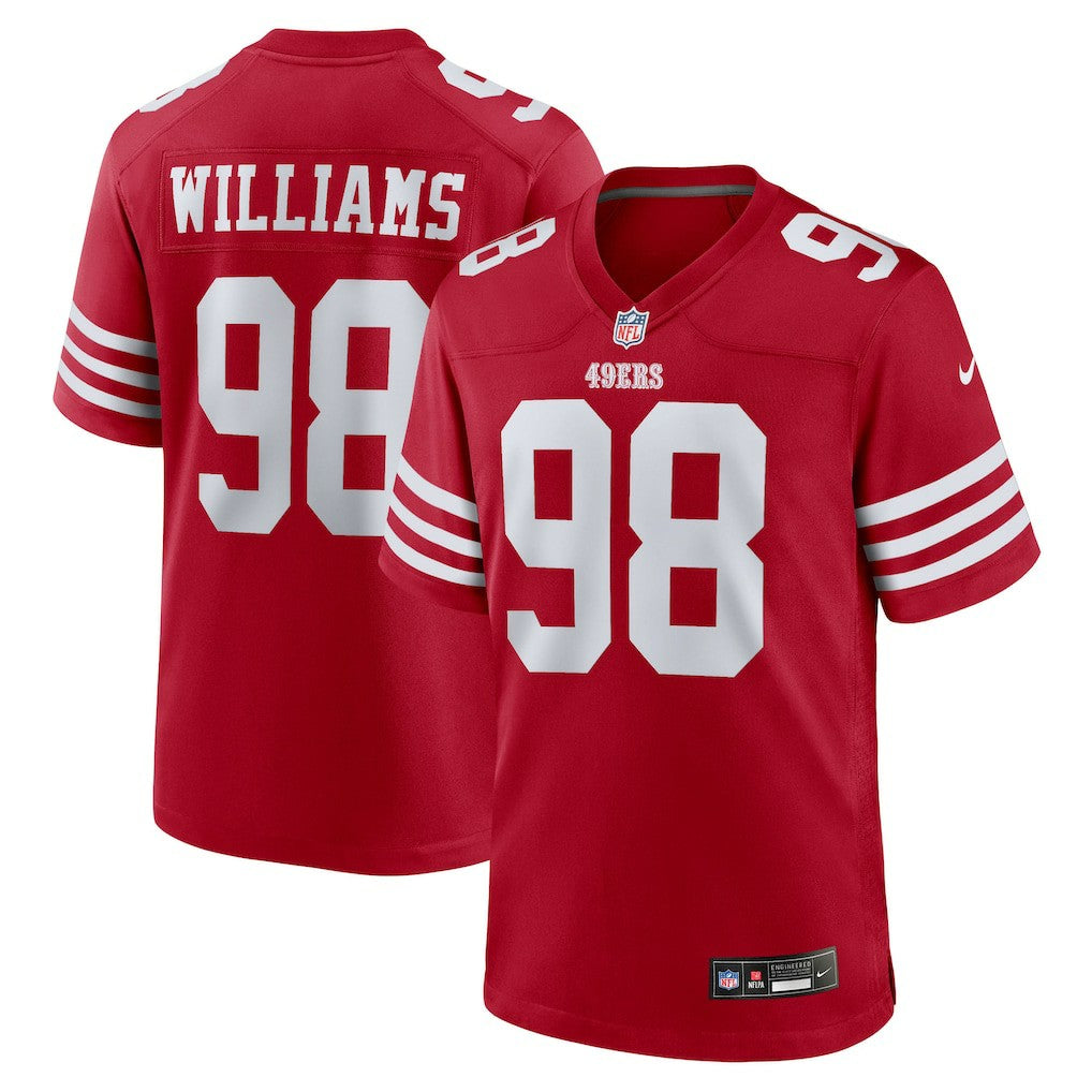 Nike Mykel Williams San Francisco 49ers Team Game Jersey Scarlet