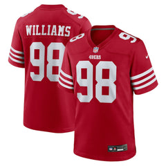 Nike Mykel Williams San Francisco 49ers Team Game Jersey Scarlet
