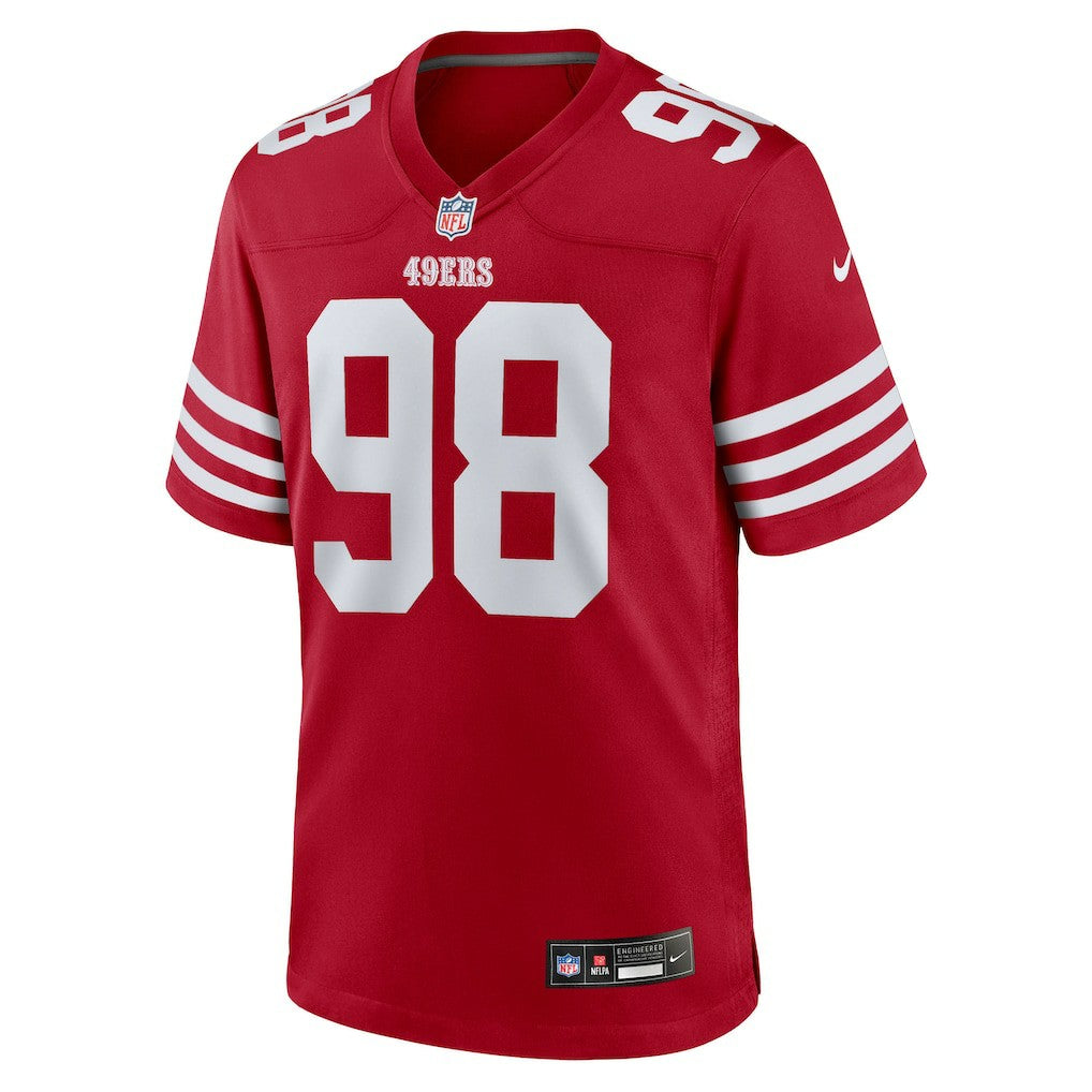 Nike Mykel Williams San Francisco 49ers Team Game Jersey Scarlet