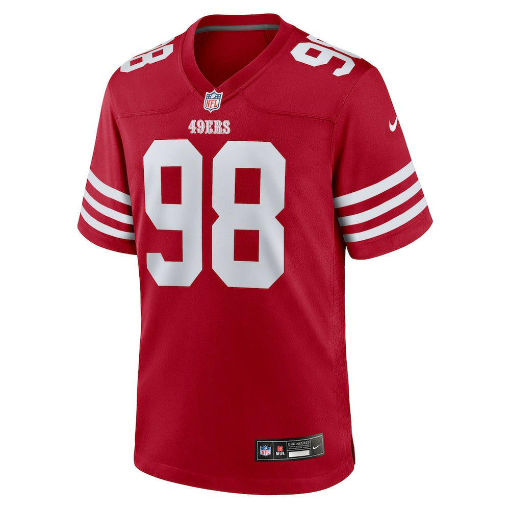 Nike Mykel Williams San Francisco 49ers Team Game Jersey Scarlet