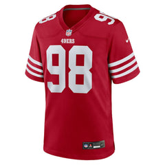 Nike Mykel Williams San Francisco 49ers Team Game Jersey Scarlet