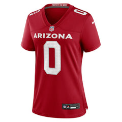 Nike Will Johnson Arizona Cardinals Women's Team Game Jersey Cardinal