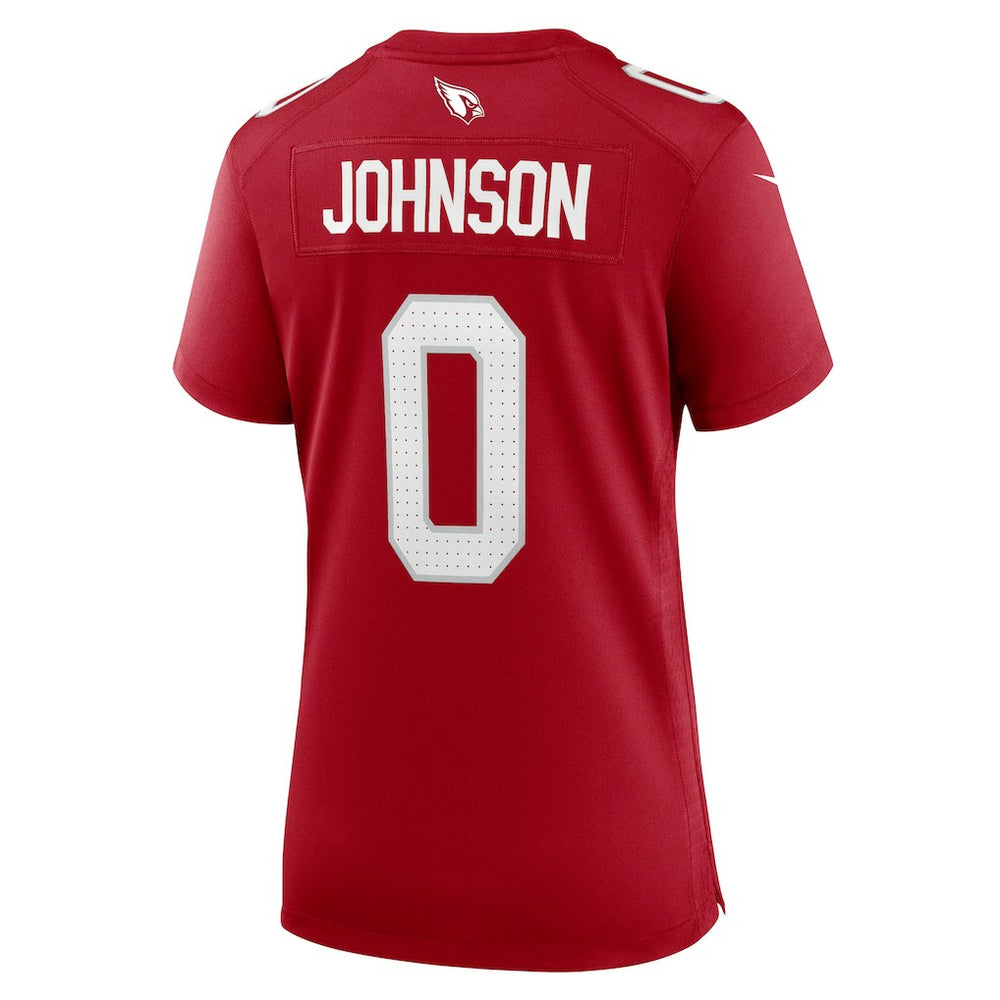 Nike Will Johnson Arizona Cardinals Women's Team Game Jersey Cardinal