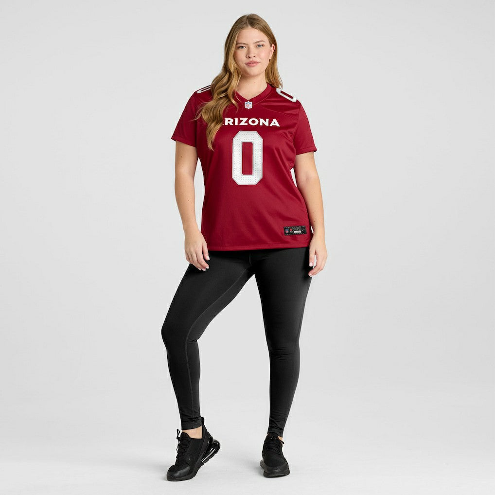 Nike Will Johnson Arizona Cardinals Women's Team Game Jersey Cardinal