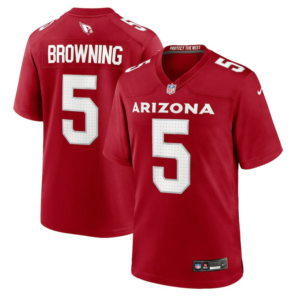 Nike Baron Browning Arizona Cardinals Team Game Jersey Cardinal