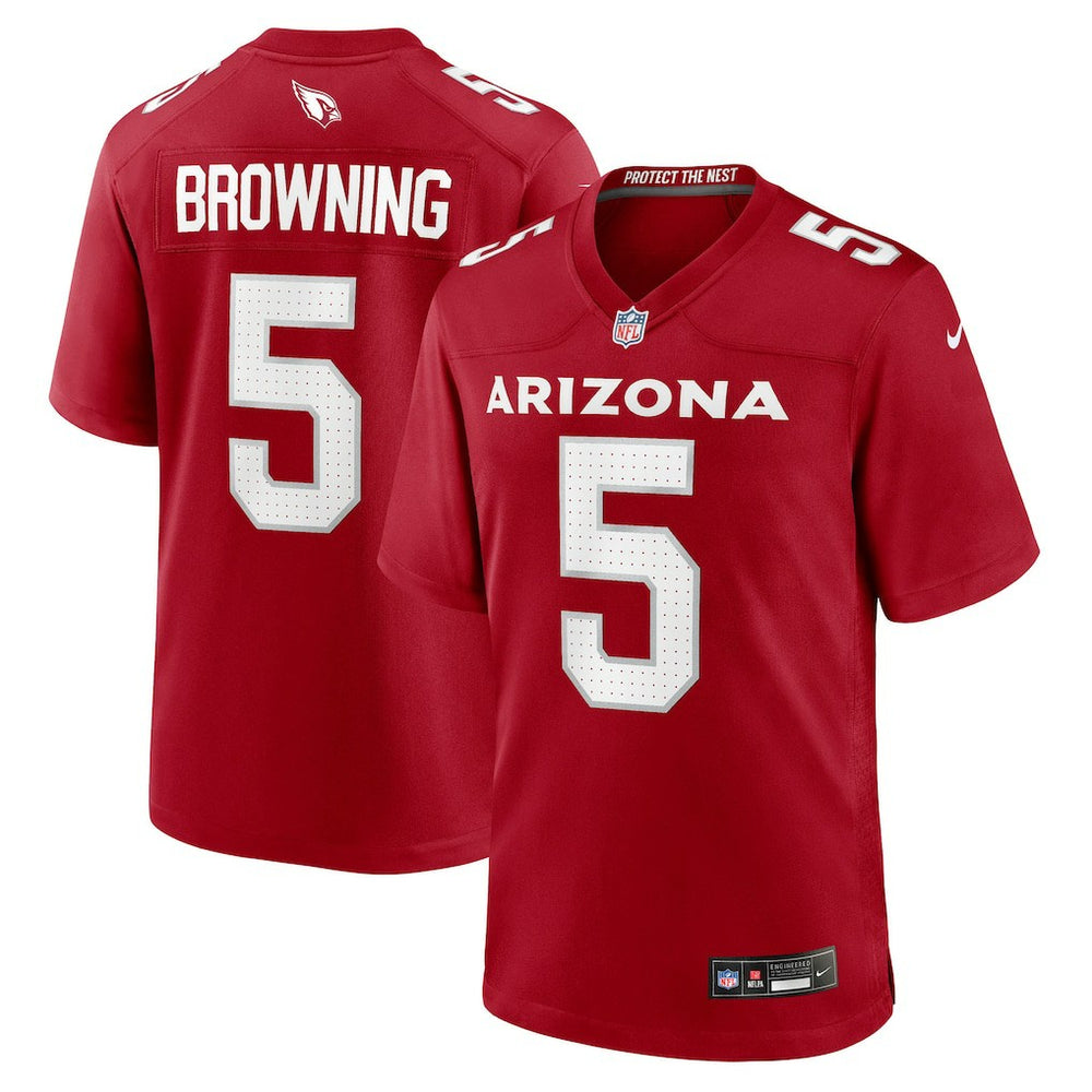 Nike Baron Browning Arizona Cardinals Team Game Jersey Cardinal