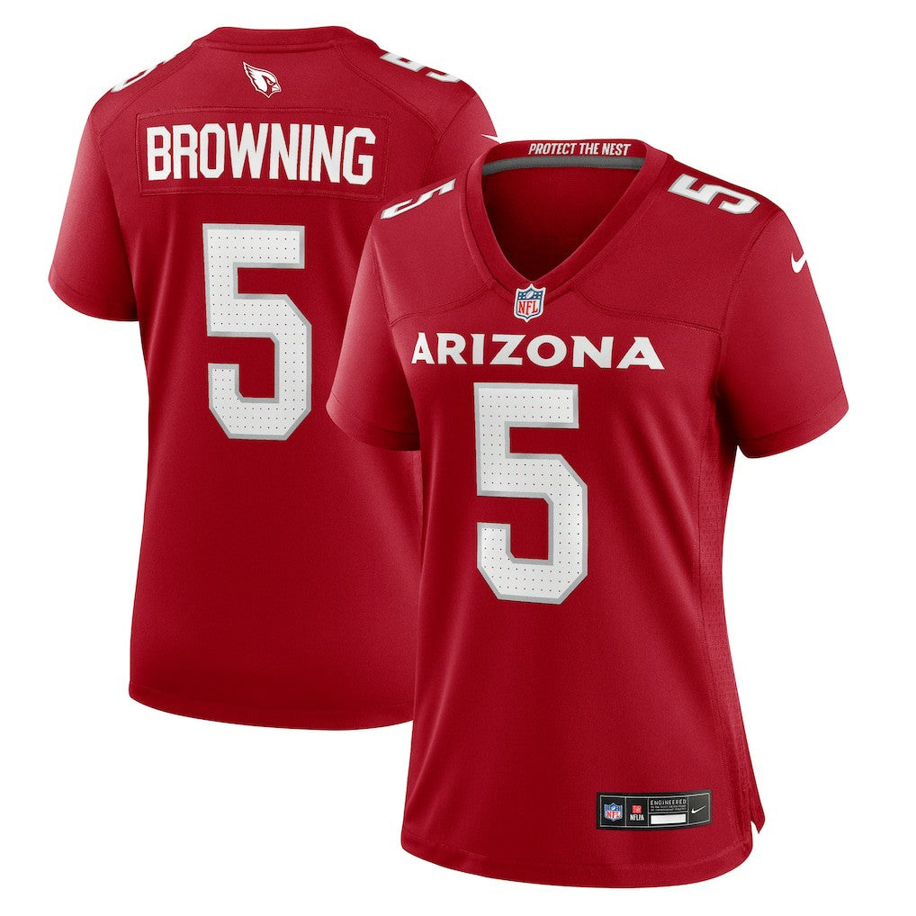 Nike Baron Browning Arizona Cardinals Women's Team Game Jersey Cardinal
