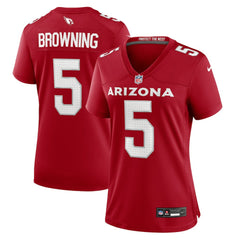 Nike Baron Browning Arizona Cardinals Women's Team Game Jersey Cardinal