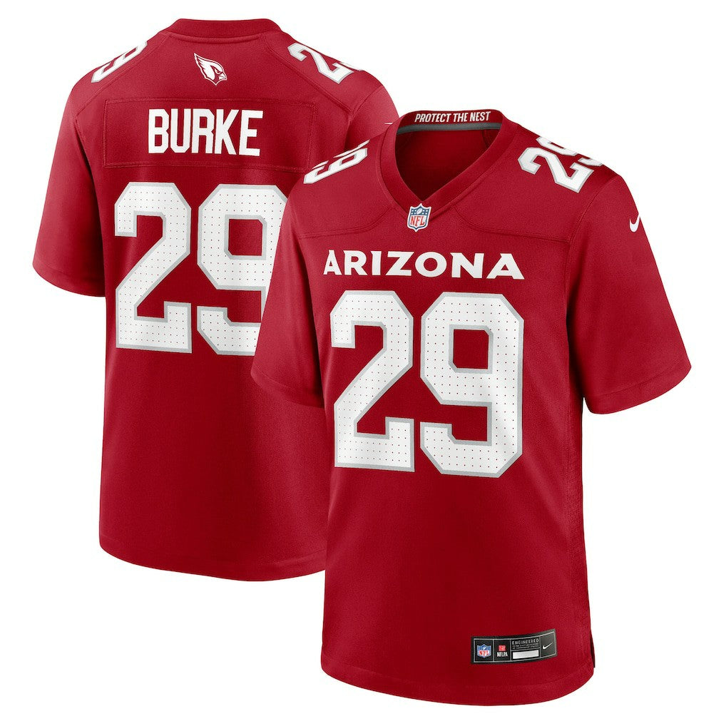 Nike Denzel Burke Arizona Cardinals Team Game Jersey Cardinal