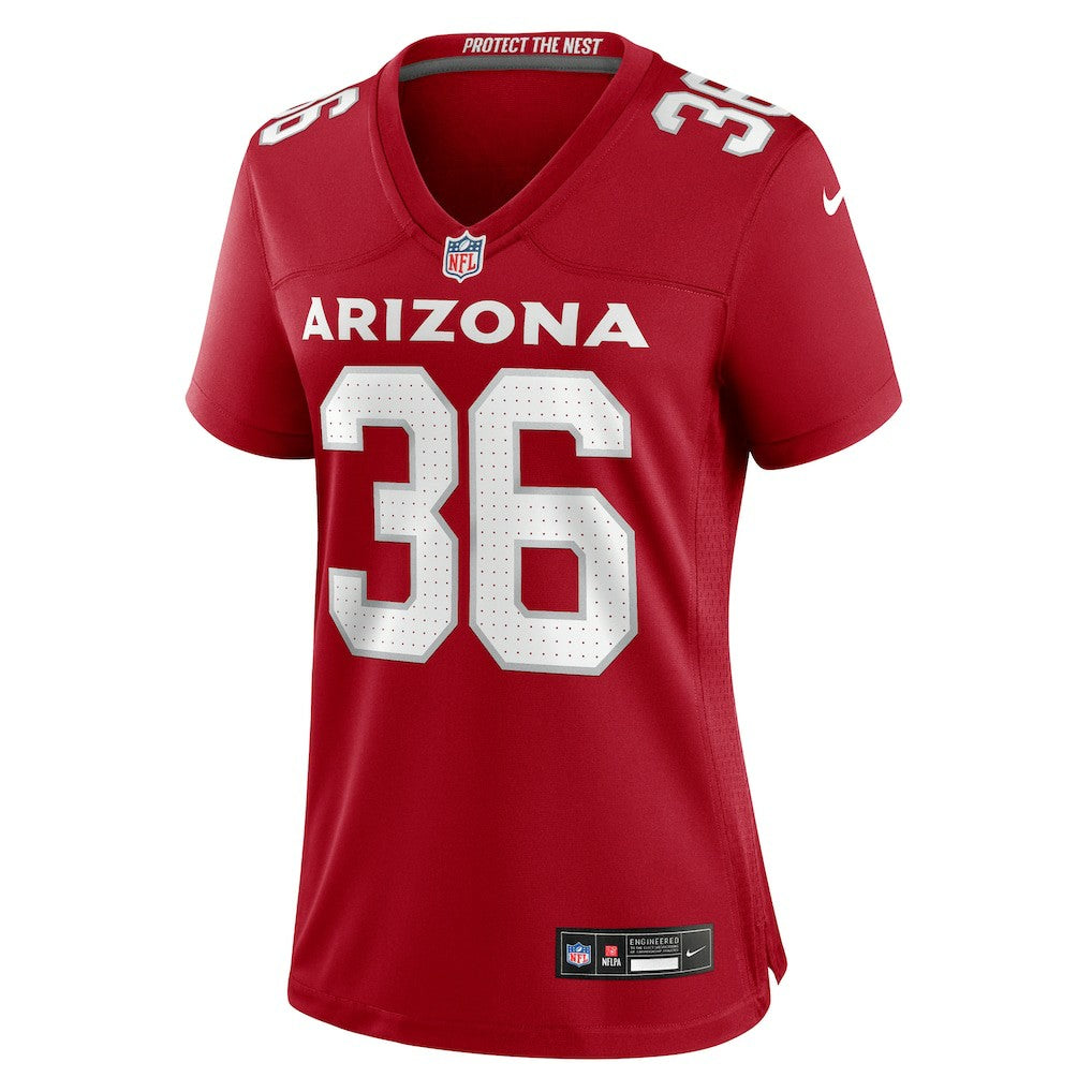 Nike Kitan Crawford Arizona Cardinals Women's Team Game Jersey Cardinal
