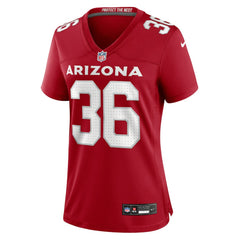 Nike Kitan Crawford Arizona Cardinals Women's Team Game Jersey Cardinal